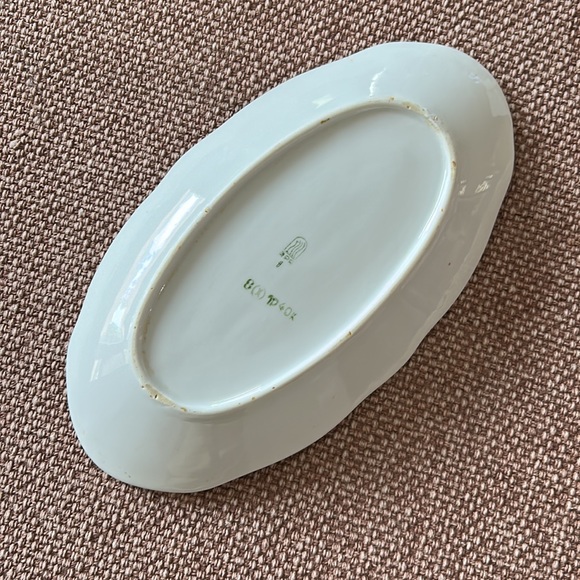 Riga Porcelain Factory Vintage Collectible Oval Plate - Picture 4 of 6